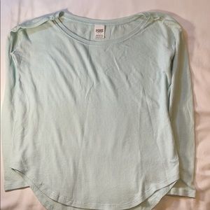 Light Blue PINK Long Sleeve Shirt